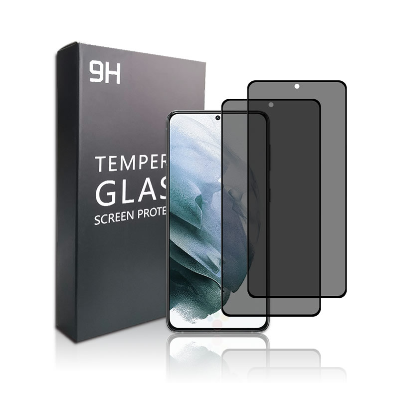 9H 3D privacy anti-SPY mobile phone protective film tempered glass screen protector for samsung s21 new models
