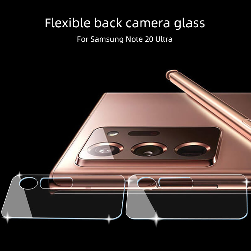 9H Sticker Protective Film Transparent Flexible Glass Screen Protector For SAMSUNG S21 Camera Lens