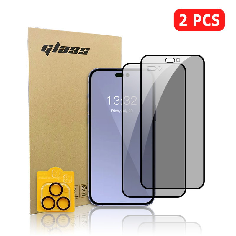 highdefinition Privacy screen protector for iPhone 14 Pro max anti