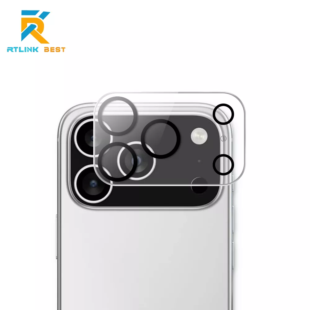 Full Coverage Clear Anti-Scratch Phone Tempered Glass Camera Lens Protector Film for iPhone 17 Plus Air Pro Max