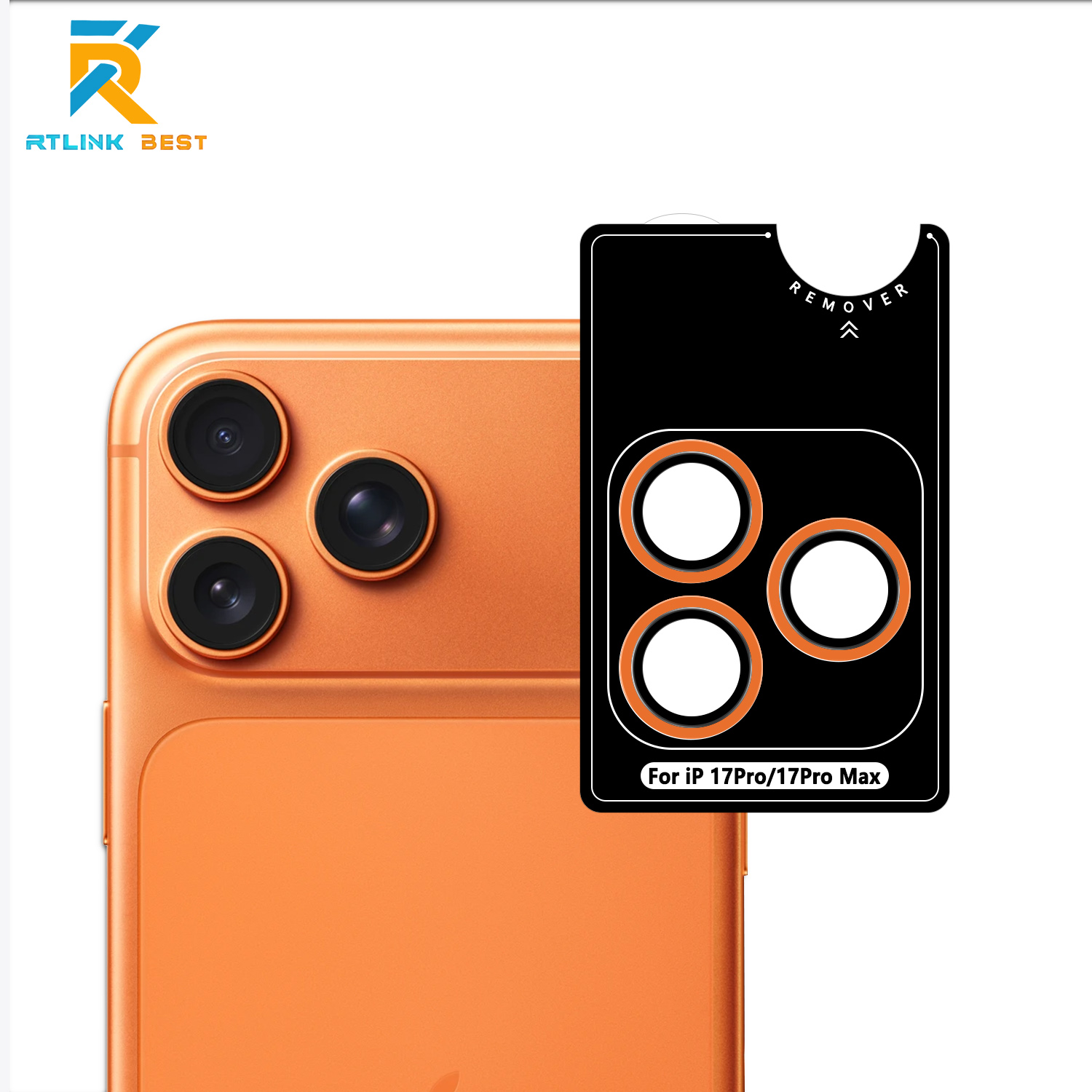 Hot-selling original color hawk-eye camera lens protective film for iPhone 17 Pro Max