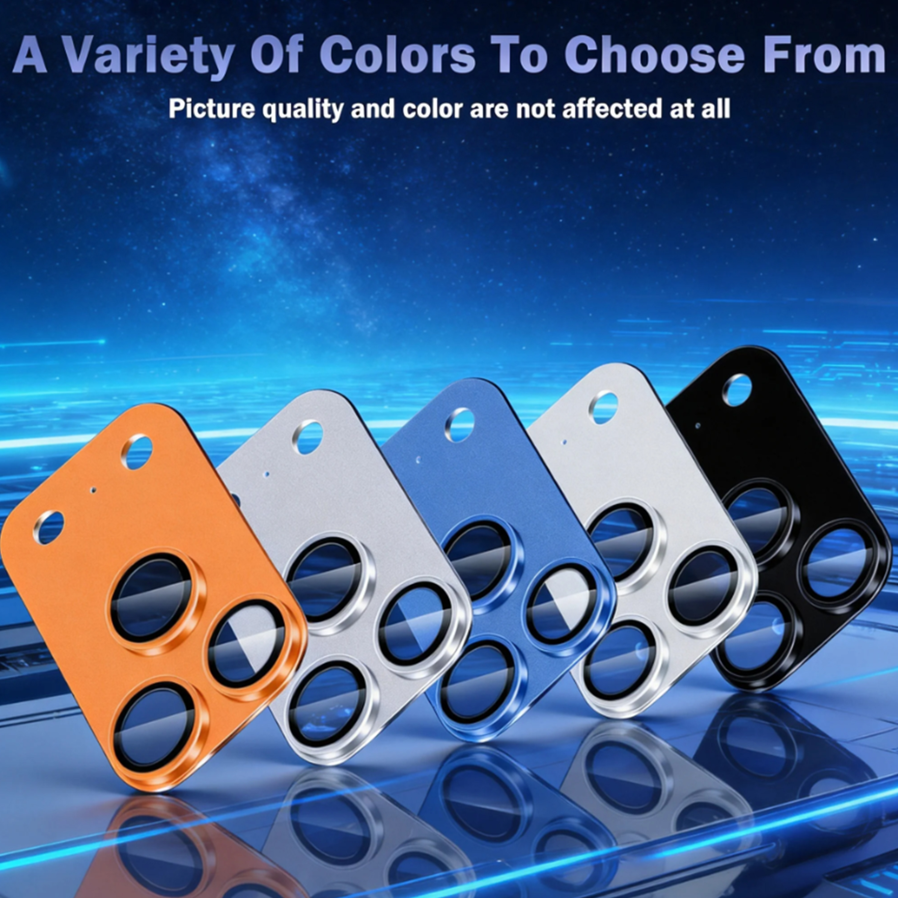 Bulk Buy Camera Lens Protector for iPhone 17 Pro Max Metal Ring Bling Sparkle Lens Film Mobile Phone Accessories Supplier