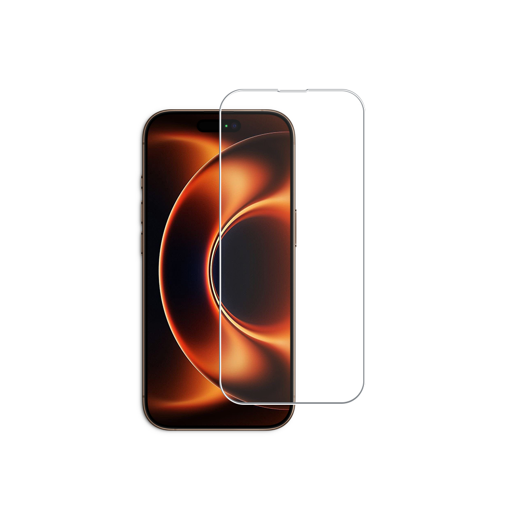 Premium Tempered Glass Screen Protector for iPhone 18, 9H Hardness Anti-Scratch HD Clear Oleophobic Coating Anti-Fingerprint Screen Film