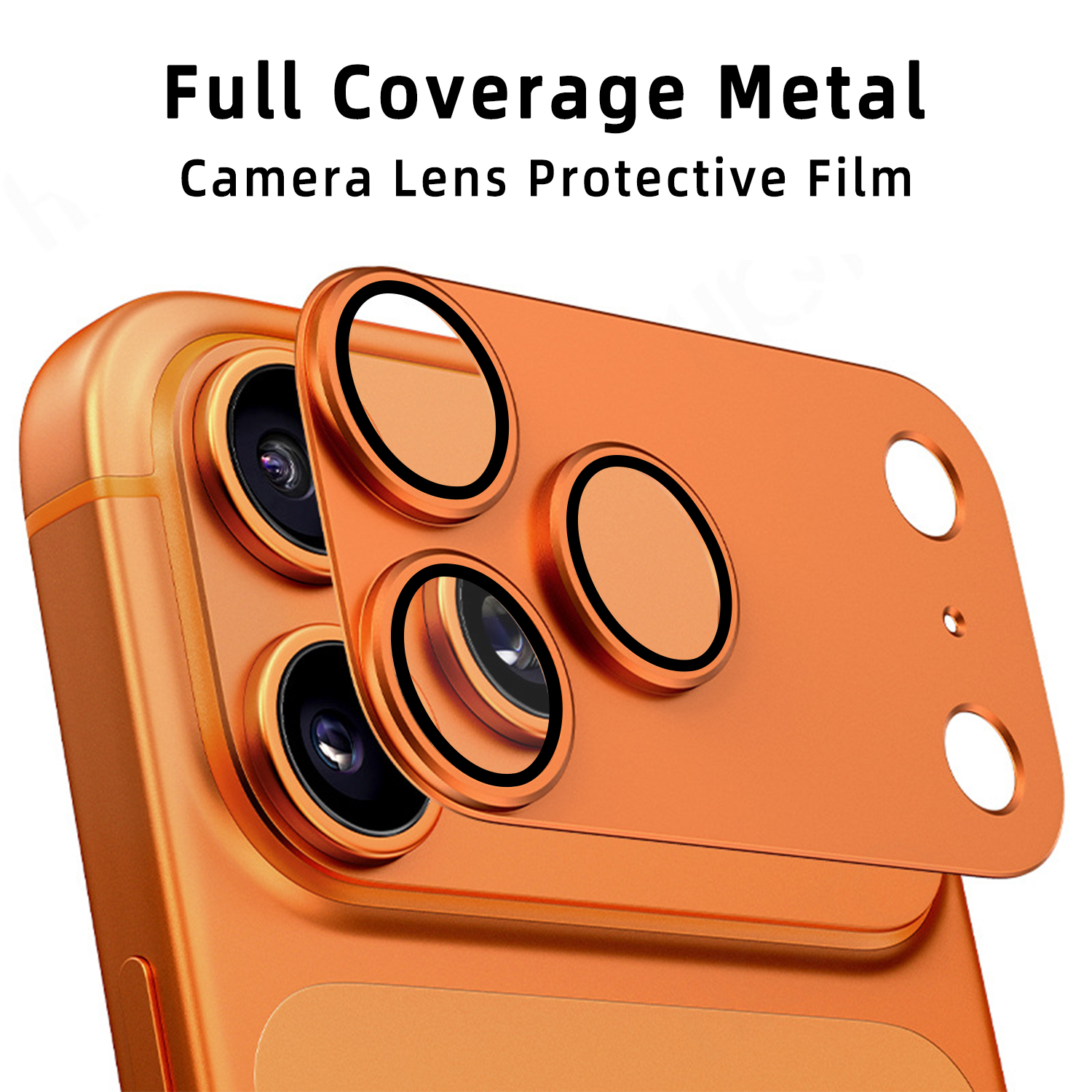 Bulk Buy Camera Lens Protector for iPhone 17 Pro Max Metal Ring Bling Sparkle Lens Film Mobile Phone Accessories Supplier