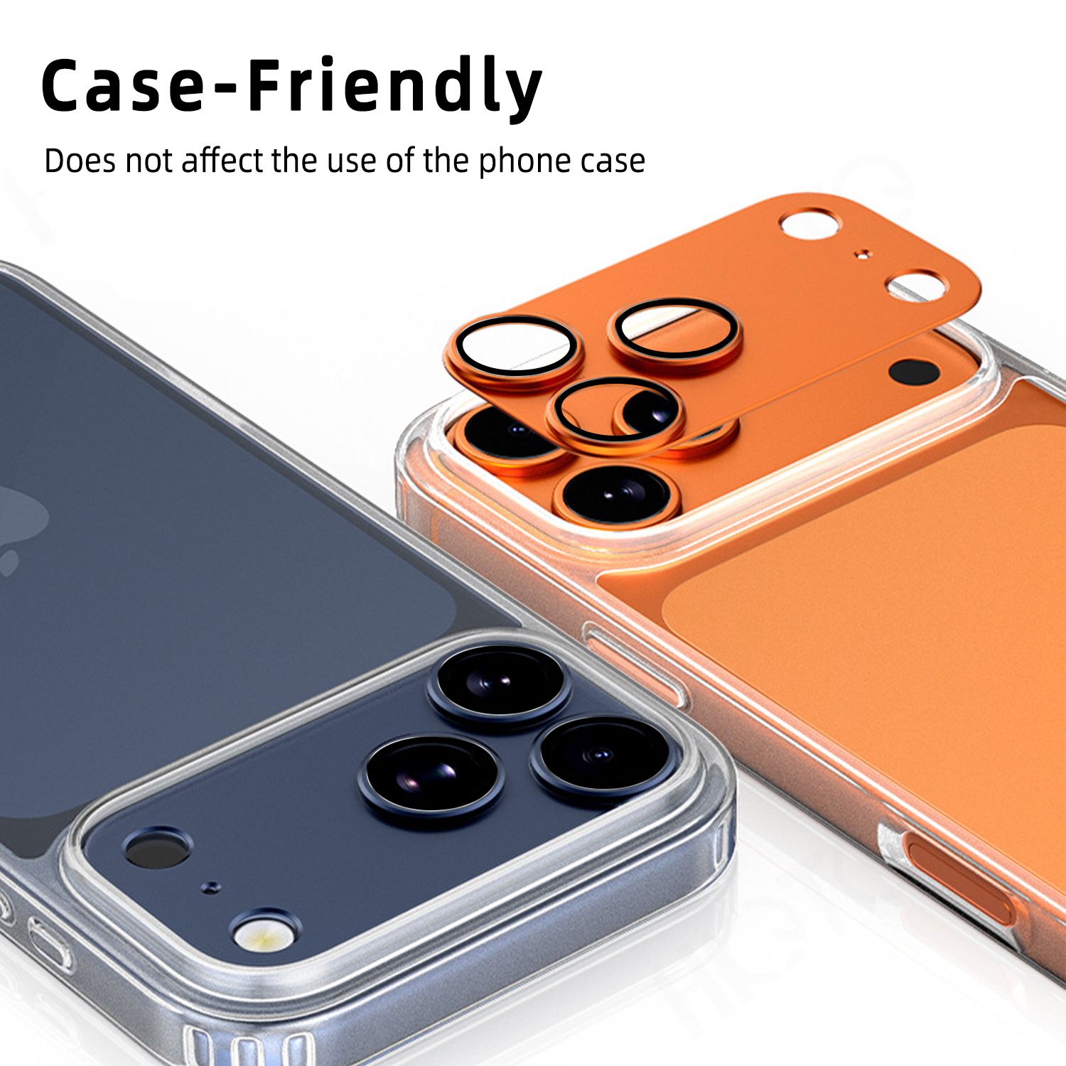 Bulk Buy Camera Lens Protector for iPhone 17 Pro Max Metal Ring Bling Sparkle Lens Film Mobile Phone Accessories Supplier