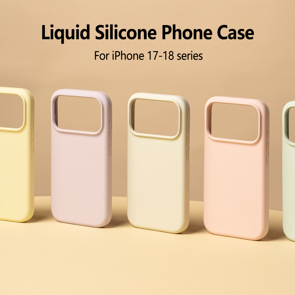 Liquid Silicone Shockproof Phone Case With Independent AI Camera Button For iPhone 17 18 Pro Max