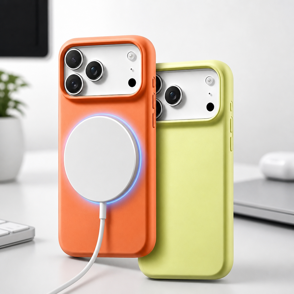 Liquid Silicone Shockproof Phone Case With Independent AI Camera Button For iPhone 17 18 Pro Max