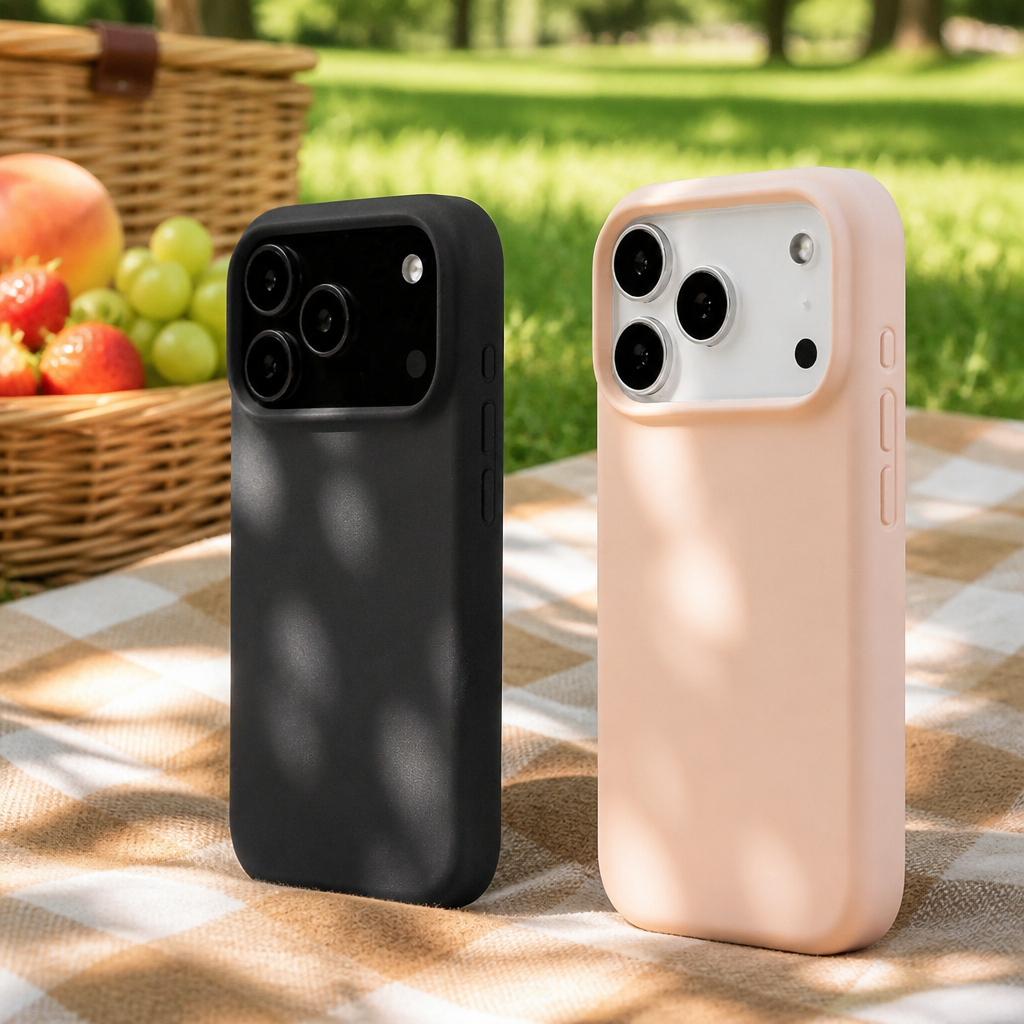 Liquid Silicone Shockproof Phone Case With Independent AI Camera Button For iPhone 17 18 Pro Max