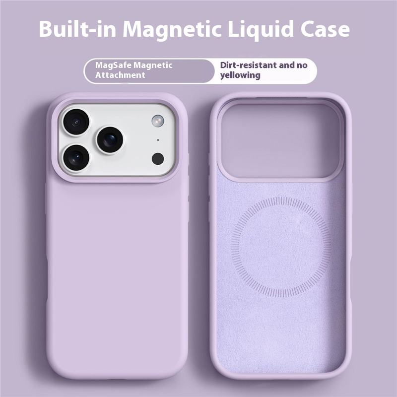 Liquid Silicone Shockproof Phone Case With Independent AI Camera Button For iPhone 17 18 Pro Max