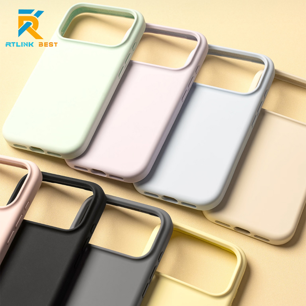Liquid Silicone Shockproof Phone Case With Independent AI Camera Button For iPhone 17 18 Pro Max